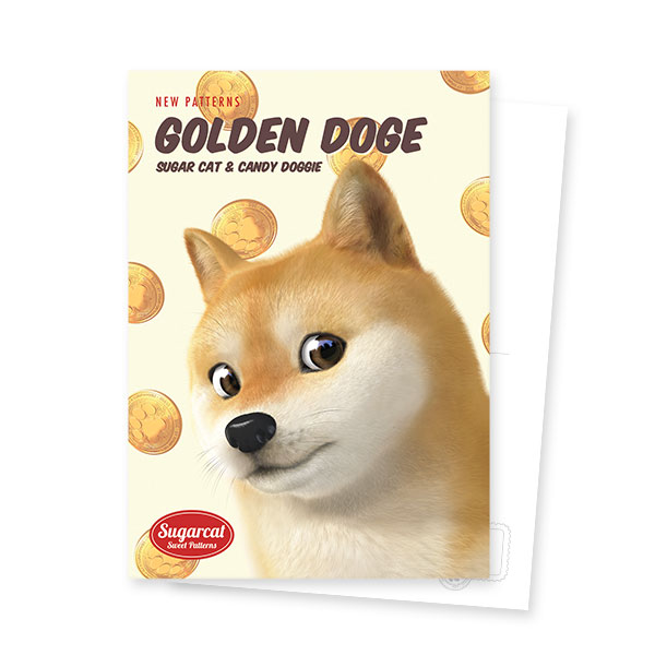 Doge’s Golden Coin New Patterns Postcard