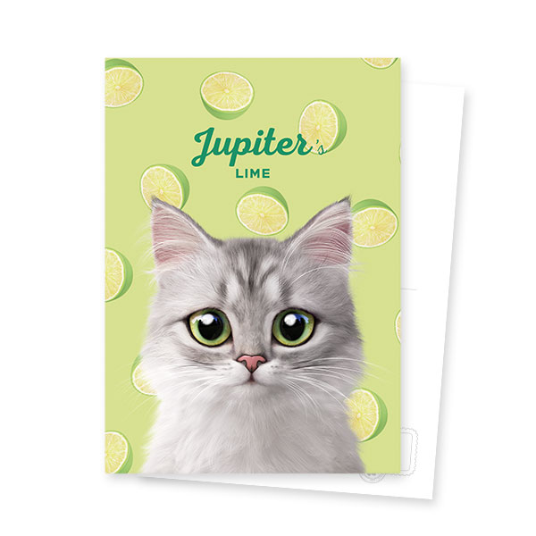 Jupiter&#039;s Lime Postcard