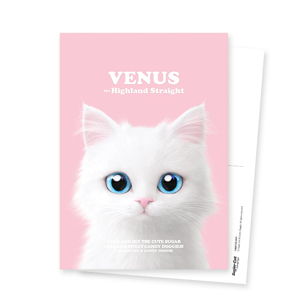 Venus Retro Postcard