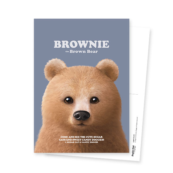 Brownie the Bear Retro Postcard
