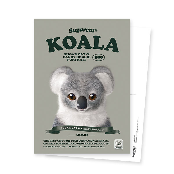 Coco the Koala New Retro Postcard