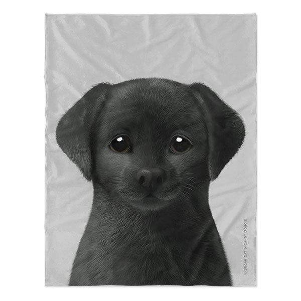 Pepper the Labrador Retriever Soft Blanket