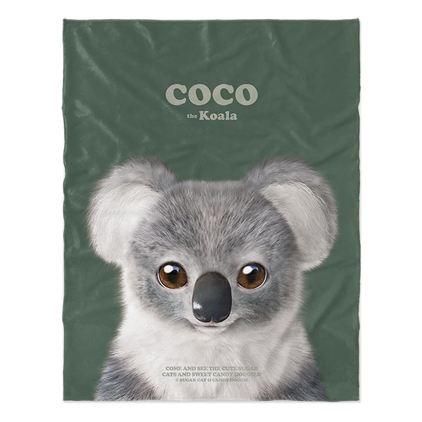 Coco the Koala Retro Soft Blanket