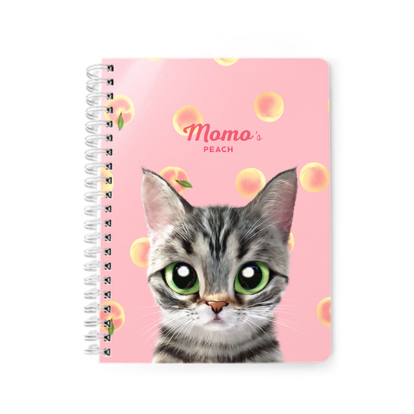 Momo the American shorthair cat’s Peach Spring Note