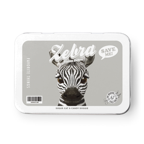 Zebra the Plains Zebra MyRetro Tin Case MINI