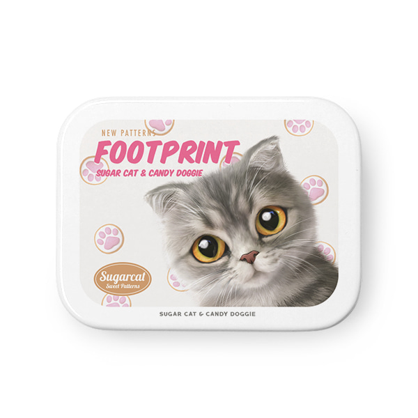 Rion’s Footprint Cookie New Patterns Tin Case MINIMINI