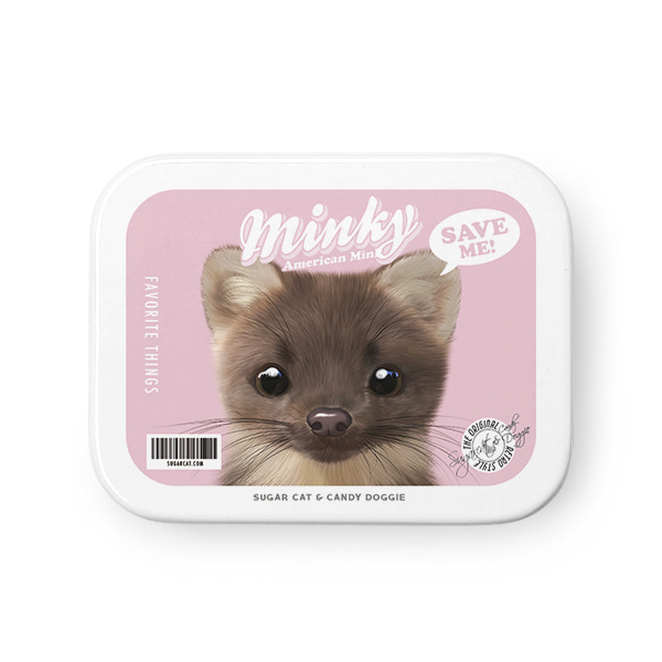 Minky the American Mink MyRetro Tin Case MINIMINI