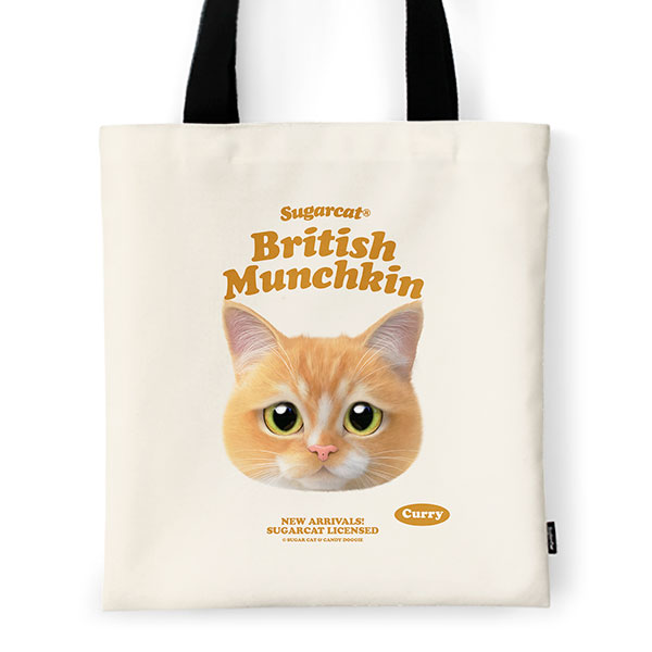 Curry TypeFace Tote Bag