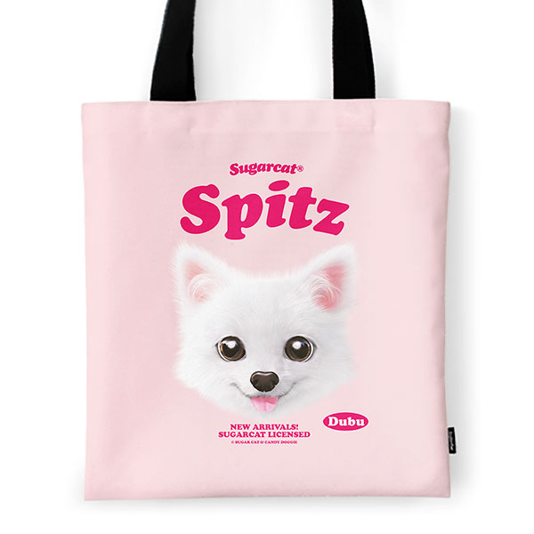 Dubu the Spitz TypeFace Tote Bag