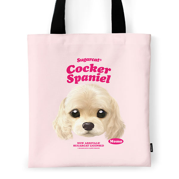 Momo the Cocker Spaniel TypeFace Tote Bag