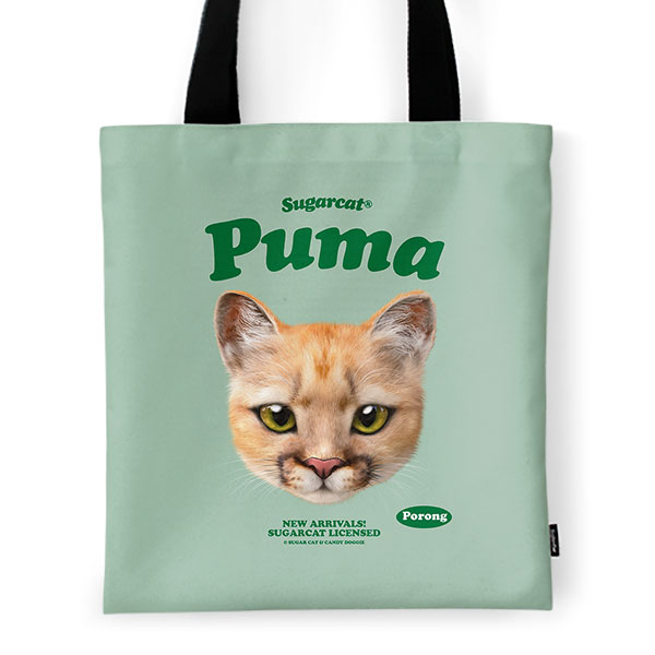 Porong the Puma TypeFace Tote Bag