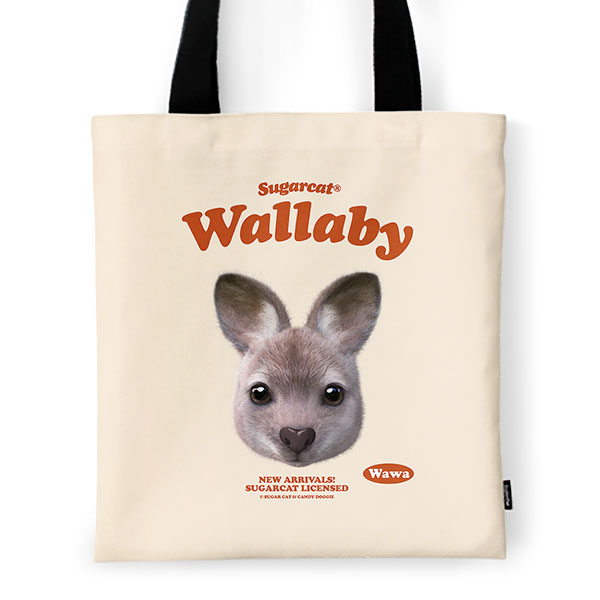 Wawa the Wallaby TypeFace Tote Bag