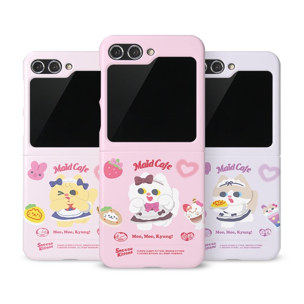 Snooze Kittens® Maid Cafe Hard Case 6 types for ZFLIP series