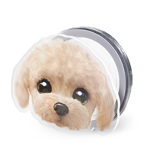 Renata the Poodle Face Acrylic Magnet Tok (for MagSafe)