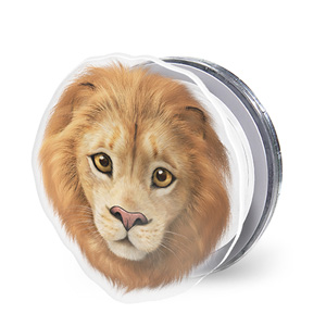 Lager the Lion Face Acrylic Magnet Tok (for MagSafe)