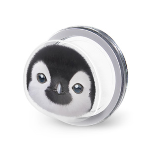 Peng Peng the Baby Penguin Face Acrylic Magnet Tok (for MagSafe)