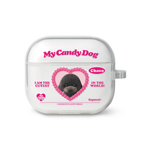 Choco the Black Poodle MyHeart AirPods 3 TPU Case