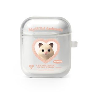 Pudding the Hamster MyHeart AirPod TPU Case