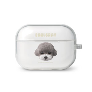 Earlgray the Poodle Face AirPod Pro TPU Case