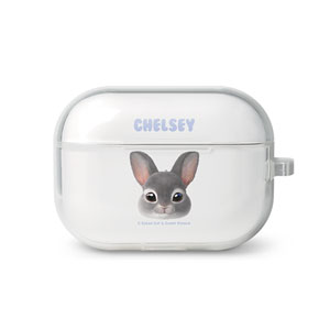 Chelsey the Rabbit Face AirPod Pro TPU Case