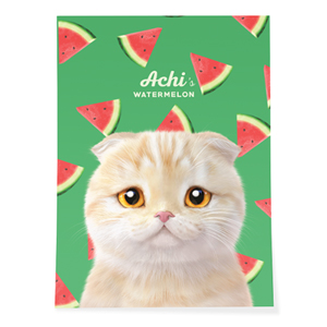 Achi’s Watermelon Art Poster