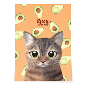 Lucy’s Avocado Art Poster