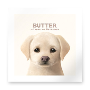 Butter the Labrador Retriever Art Print