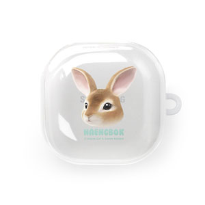 Haengbok the Rex Rabbit Face Buds Pro/Live TPU Case