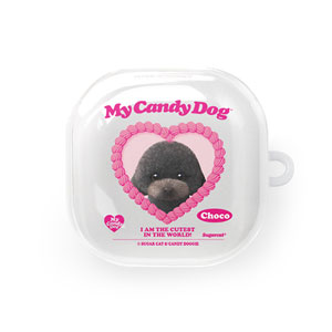 Choco the Black Poodle MyHeart Buds Pro/Live TPU Case