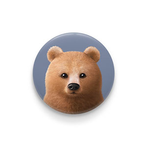 Brownie the Bear Pin/Magnet Button