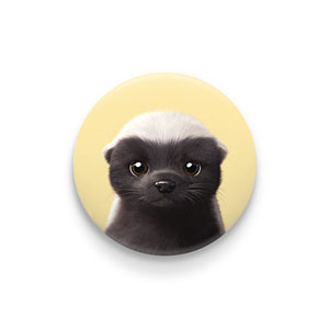 Honey Badger Pin/Magnet Button