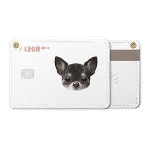 Leon the Chihuahua Face Card Holder