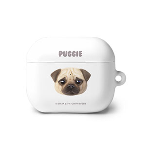 Puggie the Pug Dog Face AirPods 3 Hard Case
