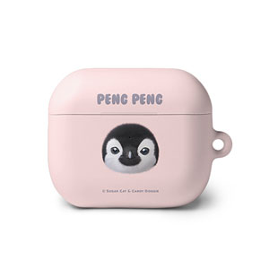 Peng Peng the Baby Penguin Face AirPods 3 Hard Case