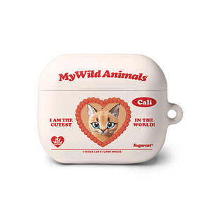 Cali the Caracal MyHeart AirPods 3 Hard Case