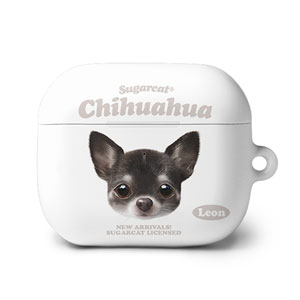 Leon the Chihuahua TypeFace AirPods 3 Hard Case