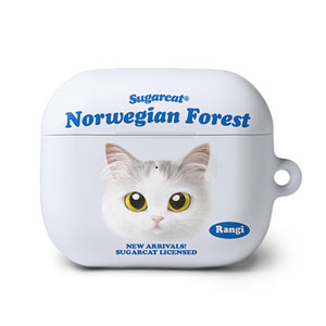 Rangi the Norwegian forest TypeFace AirPods 3 Hard Case