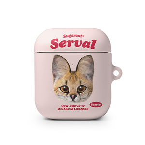 Scarlet the Serval TypeFace AirPod Hard Case