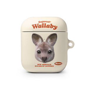 Wawa the Wallaby TypeFace AirPod Hard Case