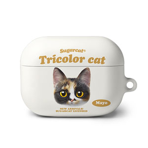 Mayo the Tricolor cat TypeFace AirPod PRO Hard Case