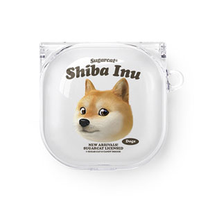 Doge the Shiba Inu (GOLD ver.) TypeFace Buds Pro/Live Clear Hard Case