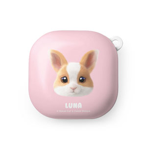 Luna the Dutch Rabbit Face Buds Pro/Live Hard Case