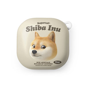 Doge the Shiba Inu (GOLD ver.) TypeFace Buds Pro/Live Hard Case