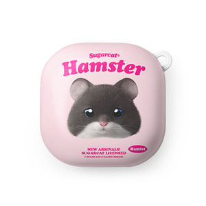 Hamlet the Hamster TypeFace Buds Pro/Live Hard Case