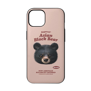 Bandal the Aisan Black Bear TypeFace Door Bumper Case