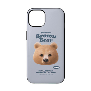 Brownie the Bear TypeFace Door Bumper Case