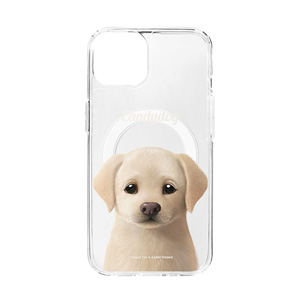 Butter the Labrador Retriever Simple Clear Gelhard Case (for MagSafe)