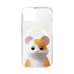 Hamjji the Hamster Simple Clear Gelhard Case (for MagSafe)