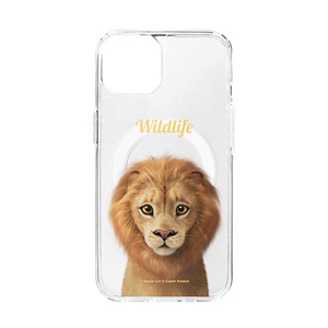 Lager the Lion Simple Clear Gelhard Case (for MagSafe)