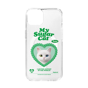 Toto the Scottish Straight MyHeart Clear Gelhard Case (for MagSafe)